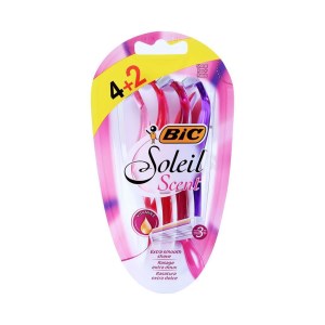 تیغ 3لبه عطری سولیل بیک 6عددی
