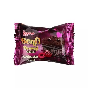کیک البالویی بنفی براونی درنا 50گ