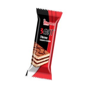 کیک لایه ای اسفنجی مغزدار درنا 35گ