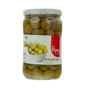 زیتون شور درشت بیژن 650گ