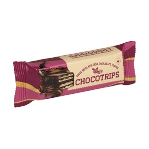 ویفر با روکش کاکائو تلخ چوکوتریپس 50گ