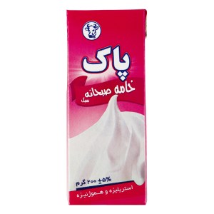 خامه صبحانه پاک 200گ