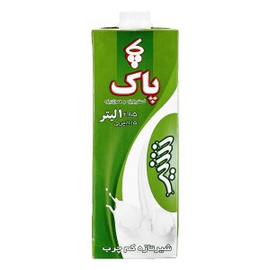 شیر کم چرب پاک فرادما پاکت 1ل
