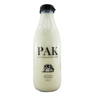 شیر کامل پرچرب شیشه پاک 1000گ