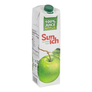 اب میوه سیب سن ایچ پاکت 1ل