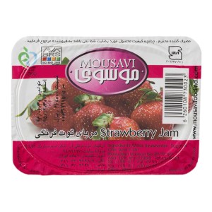 مربا توت فرنگی پت موسوی 225گ