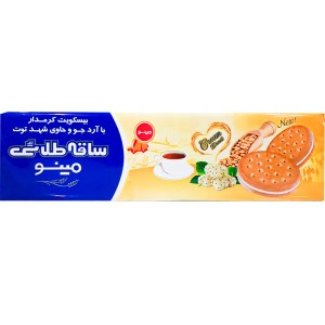 بیسکویت کرمدار مانژ ساقه طلایی با شهد توت مینو 192گ