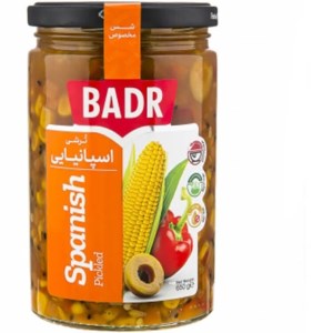 ترشی مخلوط اسپانیایی بدر 650گ