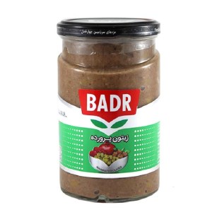 زیتون پرورده شیشه بدر 610گ