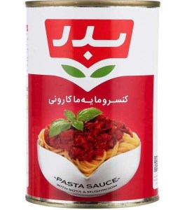 کنسرو سس مایه ماکارونی بدر 420گ