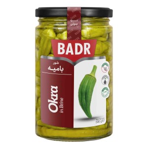 ترشی شور بامیه بدر 590گ