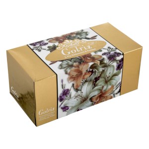 دستمال کاغذی طلایی / نقره ای گلدار گلریز 300برگ