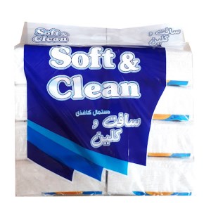 بسته دستمال اقتصادی سافت و کلین 8عددی