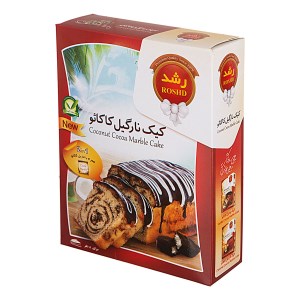 پودر کیک نارگیل کاکائو رشد 500گ