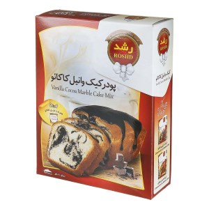 پودر کیک وانیل کاکائو رشد 500گ