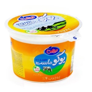 یوگو ماست همزده پرچرب میهن 450گ