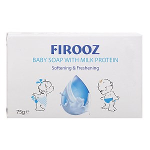 صابون بچه فیروز پروتئین شیر 75گ
