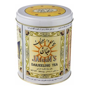 چای جهان دارجیلینگ فلزی 250گ