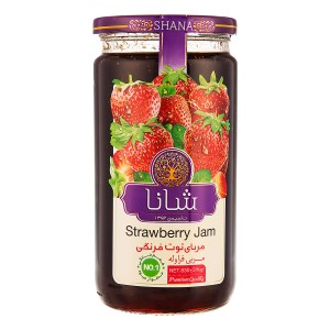 مربای توت فرنگی شانا 830گ