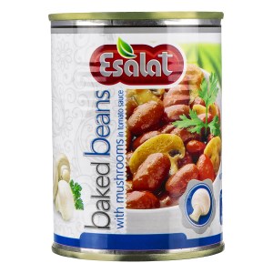 کنسرو لوبیا چیتی با قارچ اصالت 380گ