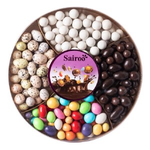 دراژه شکلاتی مغزدار کریستالی سایرو 370گ
