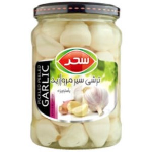ترشی سیر مروارید سحر شیشه 500گ