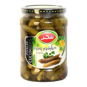 خیارشور ویژه سحر شیشه 640گ