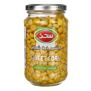 کنسرو ذرت سحر شیشه 380گ