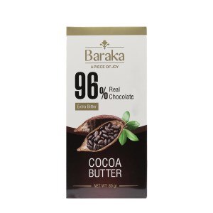 شکلات تلخ باراکا 96درصد 80گ