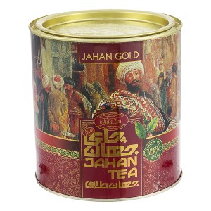 چای جهان طلایی فلزی قرمز 450گ