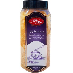 نبات خرد شده زعفرانی سحرخیز پت 700گ