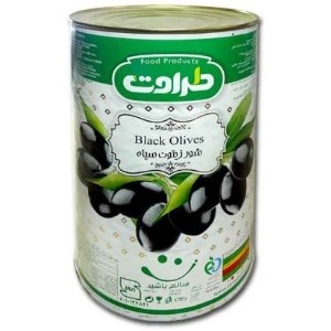 زیتون سیاه شور قوطی طراوت 400گ