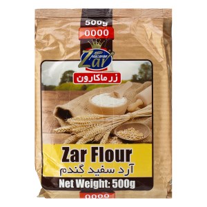 ارد سفید گندم زر 500گ