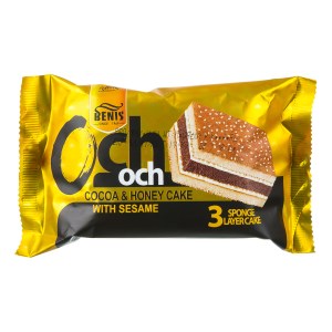 کیک لایه ای عسلی کنجدی بنیس 80گ