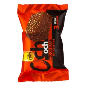 کیک لایه ای کاکائویی کنجدی بنیس 80گ