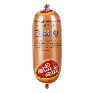 کالباس خشک 60درصد گوشت شام شام500گ