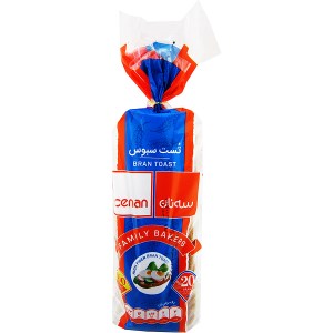 نان تست سبوس-جو سه نان