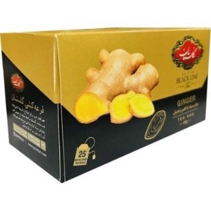 چای کیسه ای سیاه با طعم زنجبیل گلستان 25عددی