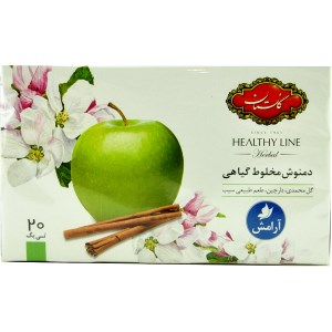 دمنوش سیب و دارچین گلستان کیسه 20عدد
