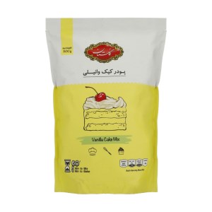 پودر کیک وانیلی پاکت گلستان 500گ