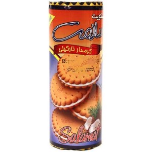 بیسکویت کرمدار لوله ای سلامت 400گ