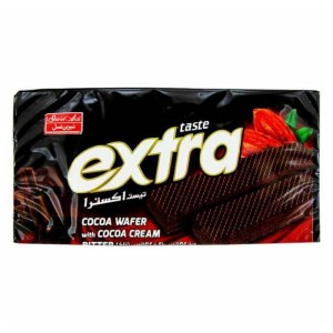 ویفر شکلات تلخ شیرین عسل 130گ