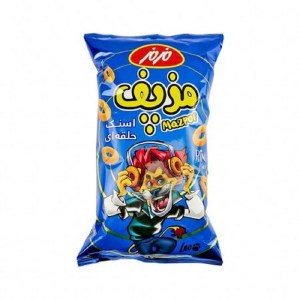 اسنک حلقه ای مزپف مزمز 80گ