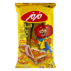 اسنک طلایی پنیری مزپف مزمز 65گ
