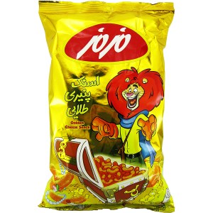 اسنک طلایی مزپف مزمز 230گ
