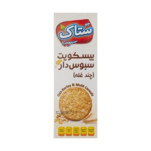 بیسکویت سبوس دار مولتی باکس ستاک 370گ