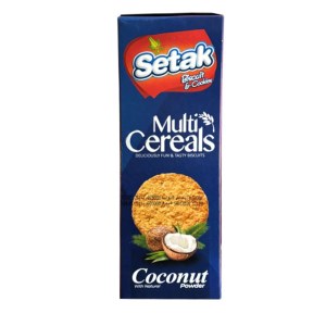 بیسکویت سبوس دار نارگیلی چندغله ستاک 300گ