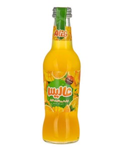 ابمیوه گازدار شیشه عالیس 250مل