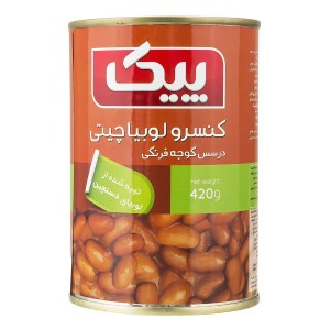 کنسرو لوبیا با قارچ پیک 420گ