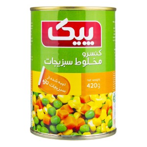 کنسرو سبزیجات پیک 420گ